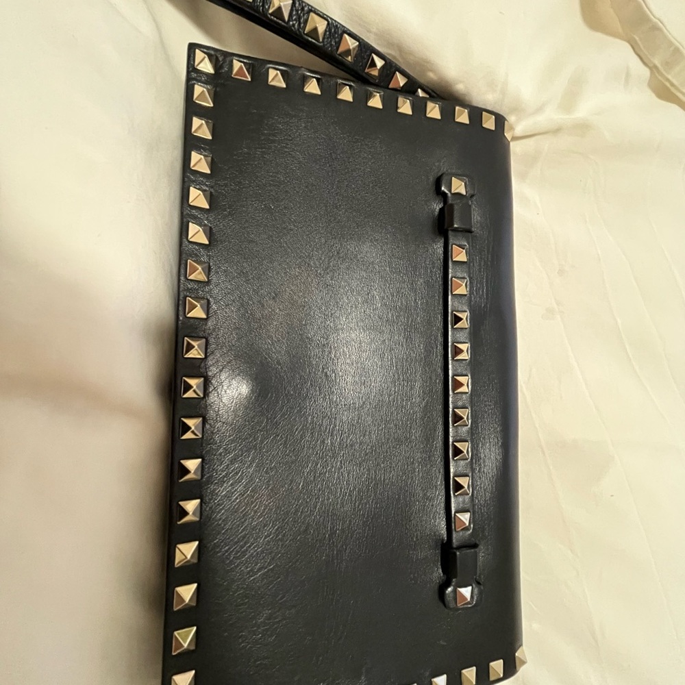 Valentino Rockstud wristlet clutch